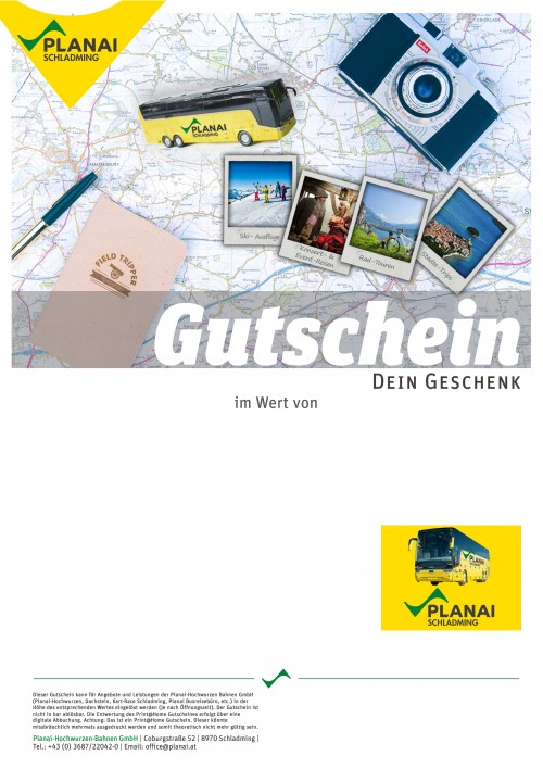 Planai Busreisen Wertgutschein