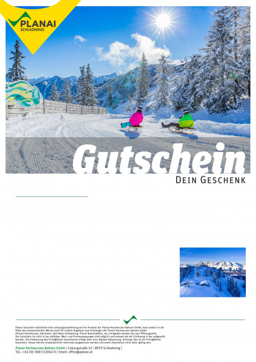 Rodelticket Hochwurzen 2024/25